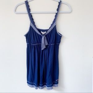 Hollister lace-edged tank top